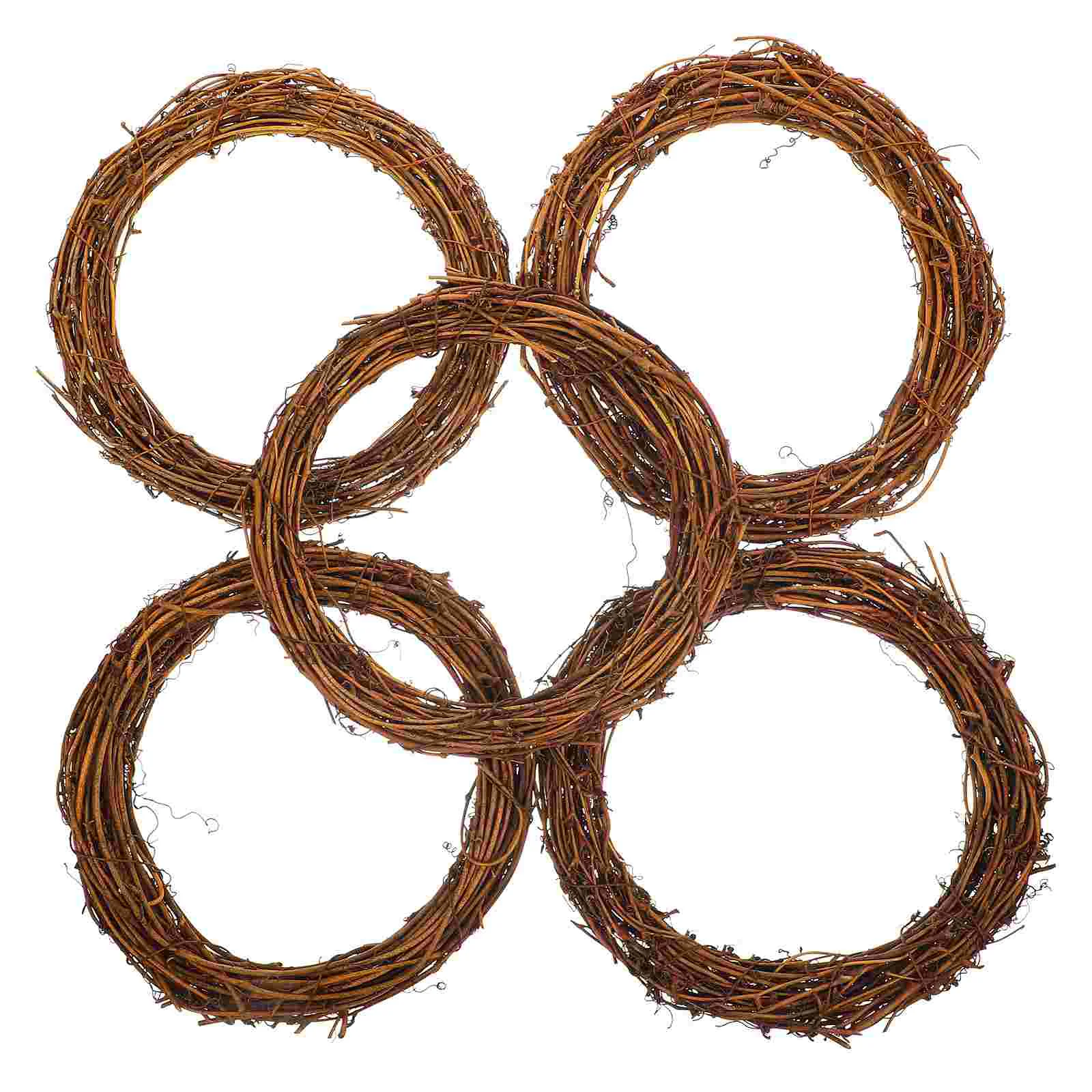 

Craft Wreath Ring Rattan Garland DIY Dreamcatcher Material Christmas Decorations