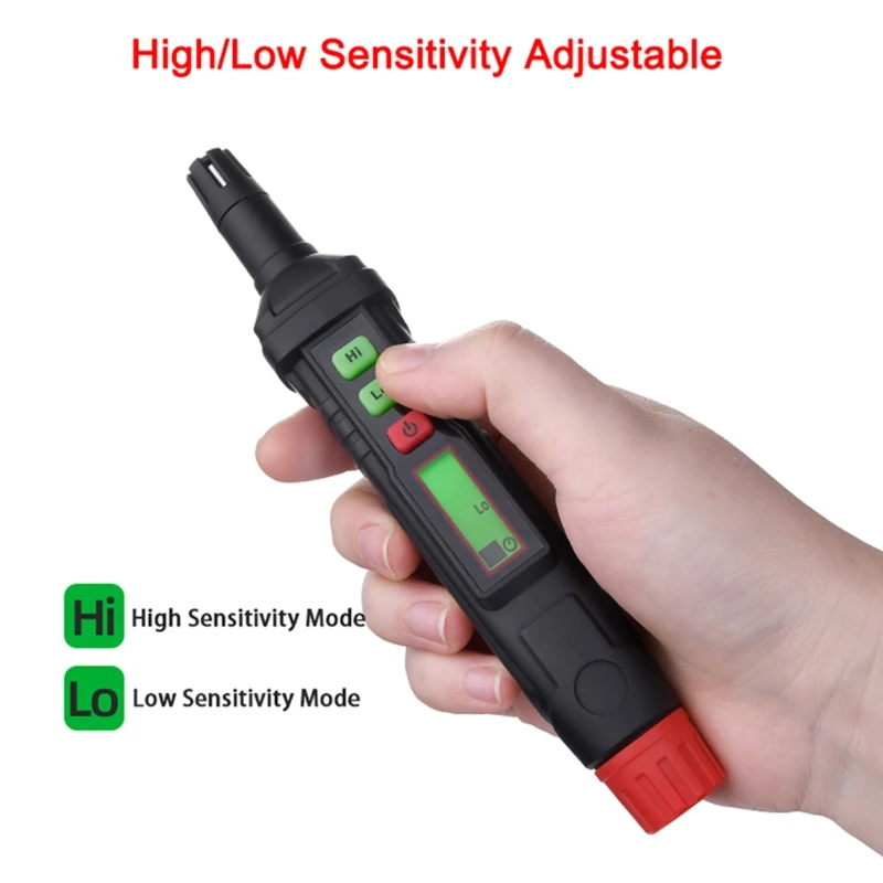 Rilevatore perdite gas portatile Sniffer gas naturale portatile LCD ad sensibilità