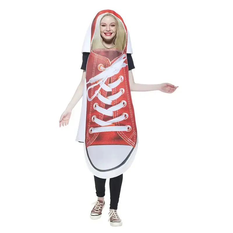 새로운 재미있는 신발, 메이크업 의상, 성인 할로윈 의상, 운동화, 커플 의상, 후드 무대 공연 파티 의상