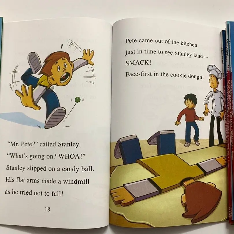Audio Reading Edition Flat Stanley Character Series - 10 libros que puedo leer (versión original en inglés)