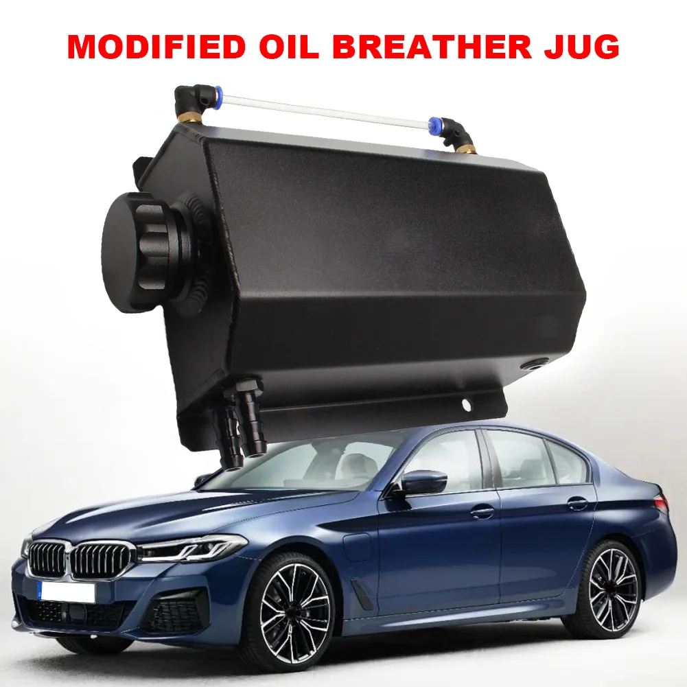 1L/2L Recovery Wasser Tank Aluminium Legierung Kühler Überlauf Kühlmittel Kann Universal Poliert Reservoir Auto Zubehör