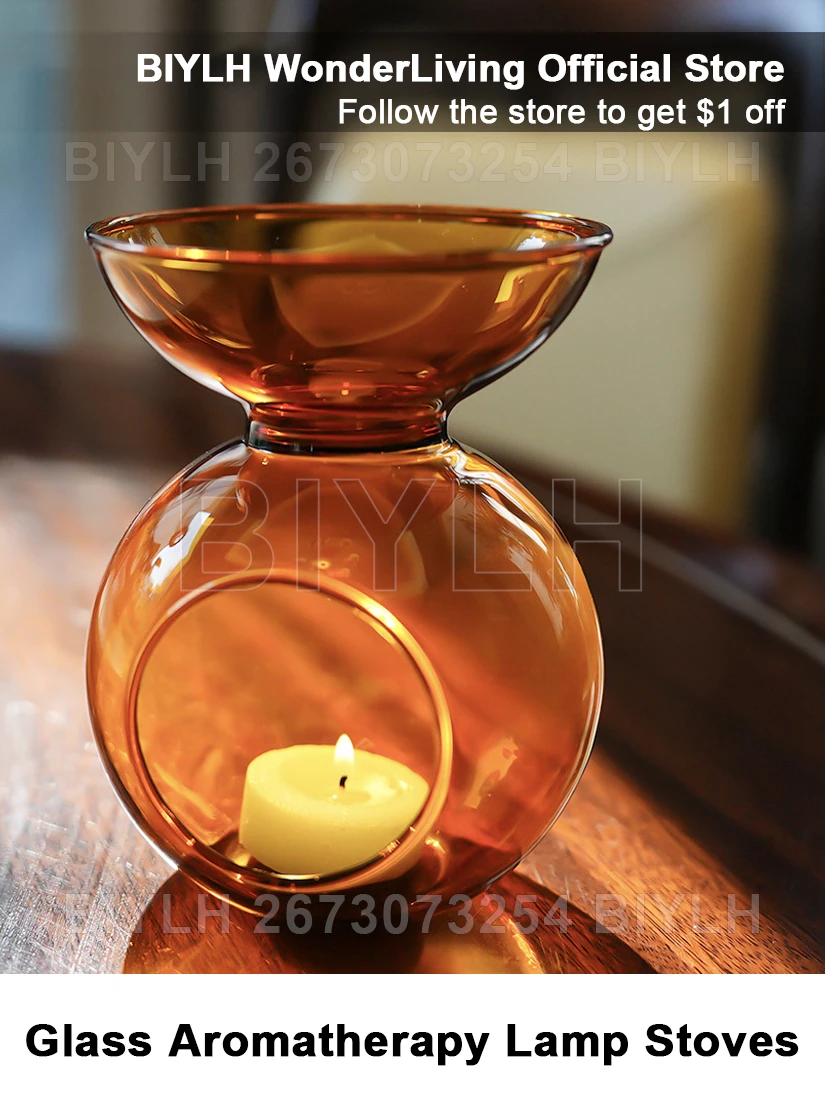 

Лампа для ароматерапии, стеклянные печи для домашнего декора, янтарная курильница, термостойкий стеклянный орнамент, эфирные масла, проживание в семье, йога