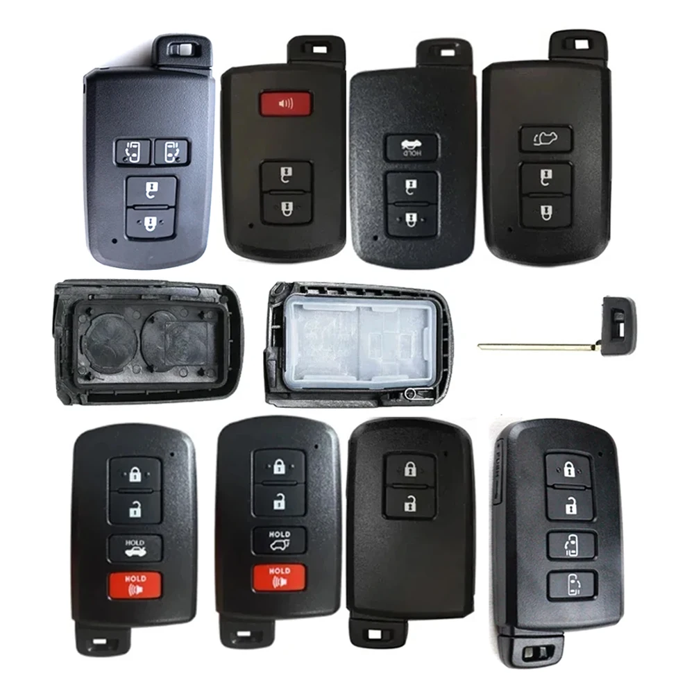 

2 3 4 Buttons Car Key Replacement Housing Fob Shell Case for Toyota Camry 2012 Corolla 2013 Avalon 2014 Rav4 2015 Land Cruiser