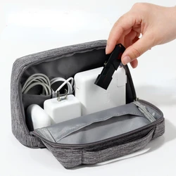 Travel Cable Bag Portable Digital USB Gadget Organizer Charger Wires Cosmetic Zipper Storage Pouch kit Case Accessories Supplies