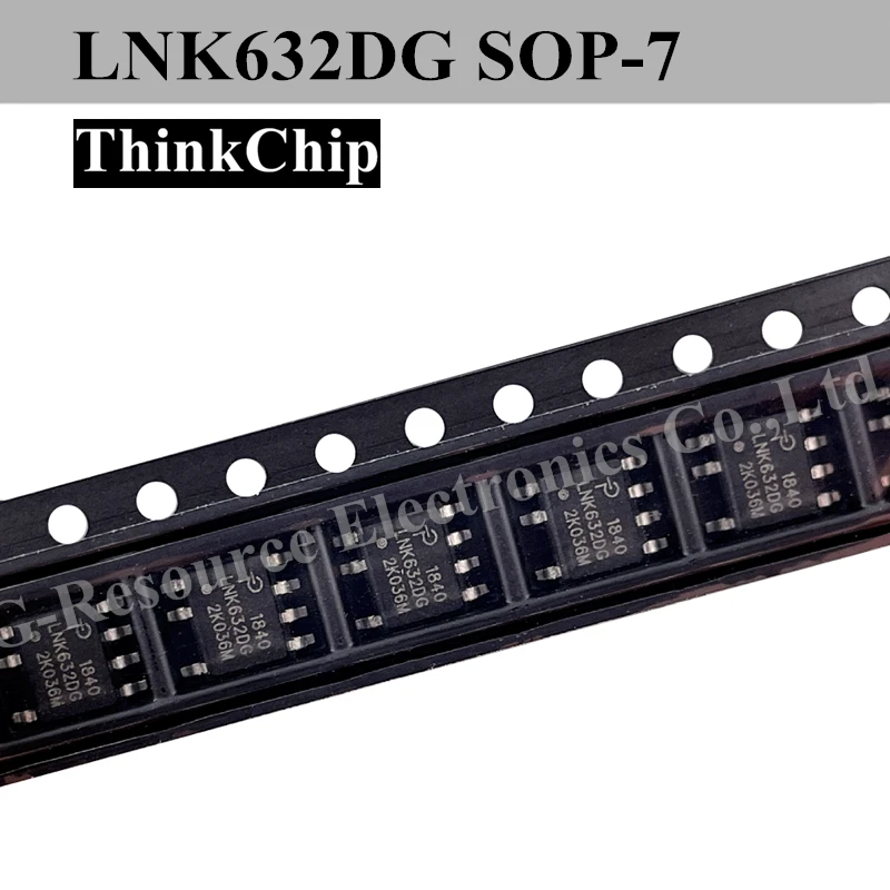 (10 Pack) LNK632DG SOP-7 CV Switcher CC Control for Switching Durable Electronic Component for Adapters Chargers