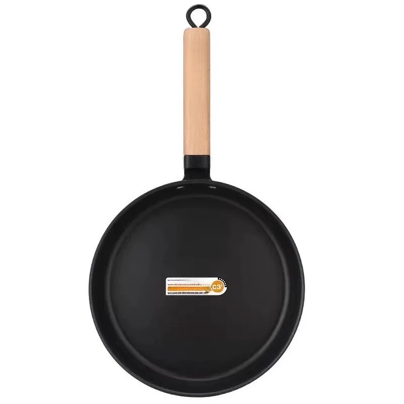 

Ceramic! 316 Stainless Steel! Energy Gathering Composite Steel Bottom Thickened Flat Frying Pan