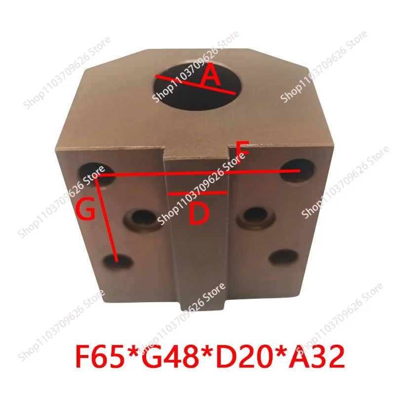 Numerical control lathe turret tool holder U drilling tool holder  Boring tool holder ObliqueF76*G45*D20*A32 F80*G45*D20*A32