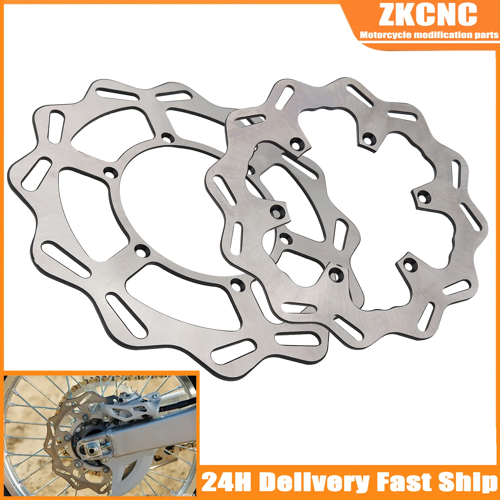 245mm 270mm Front Rear Brake Disc Rotor Disk For Yamaha YZ125 YZ250FX YZ450FX YZ125X YZ250X YZ250F YZ450F WR125 WR250F WR450F