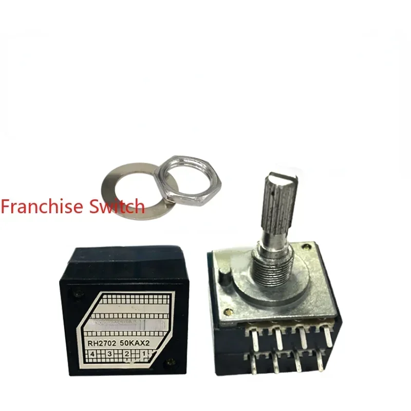 5PCS Fever-grade Precision Patch Resistor Step-by-step Duplex Volume Potentiometer RH2702-50KA Exponential Type