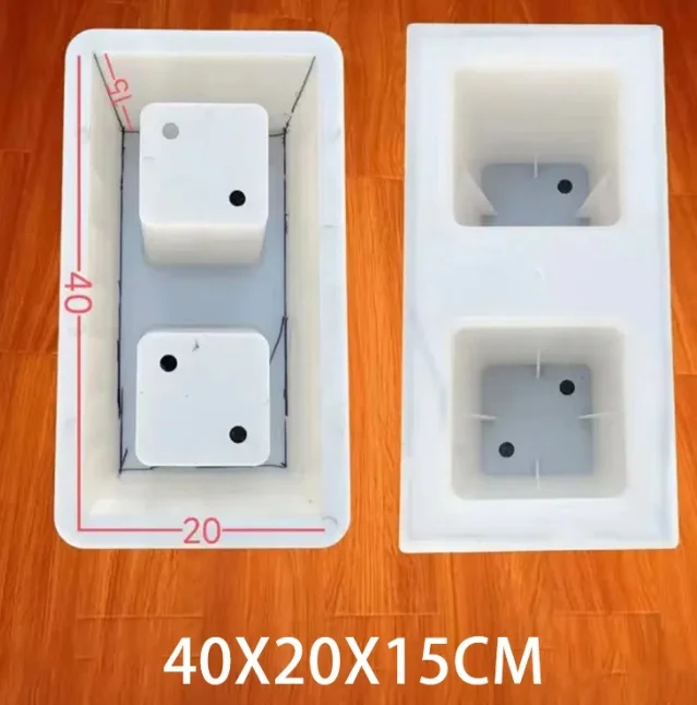 Personalized Hollow Brick Mold Flower Pot Cement Concrete Plastic Mold River Slope Protection Reservoir Embankment Ecology