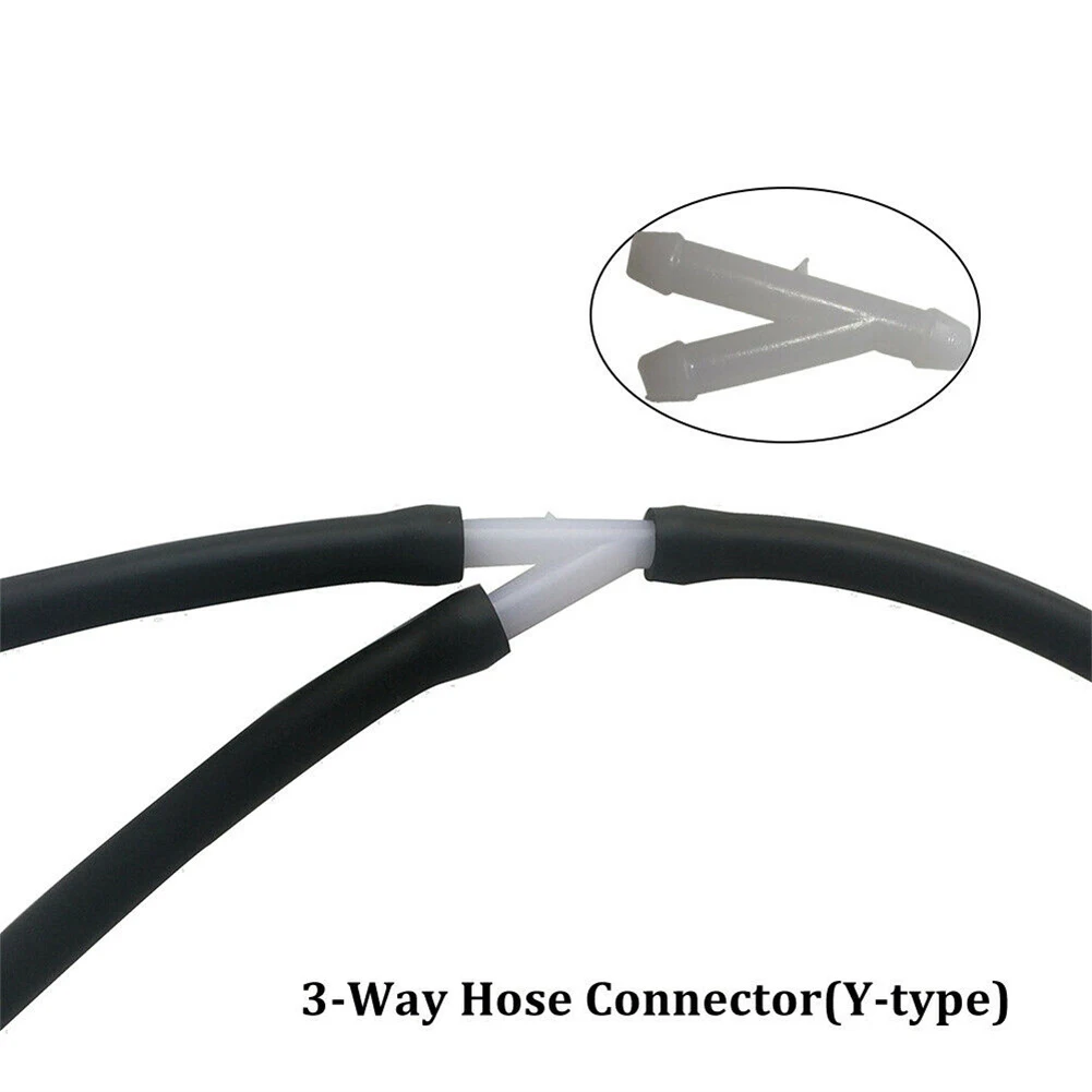 

Соединитель шланга с насадками, 18 шт., 3 формы, аксессуары, пластиковый сменный разветвитель стеклоочистителя для ремонта, соединители для лобового стекла