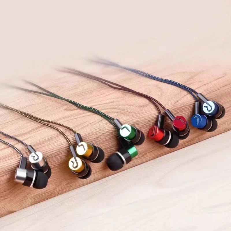 3,5-mm-In-Ear-Kopfhörer mit Kabel, 2 Basic Bass Box, Stereo-Ohrhörer, mobiler Kopfhörer, Geräuschunterdrückung, hervorragender Bass 2025, Stereo-Kopfhörer