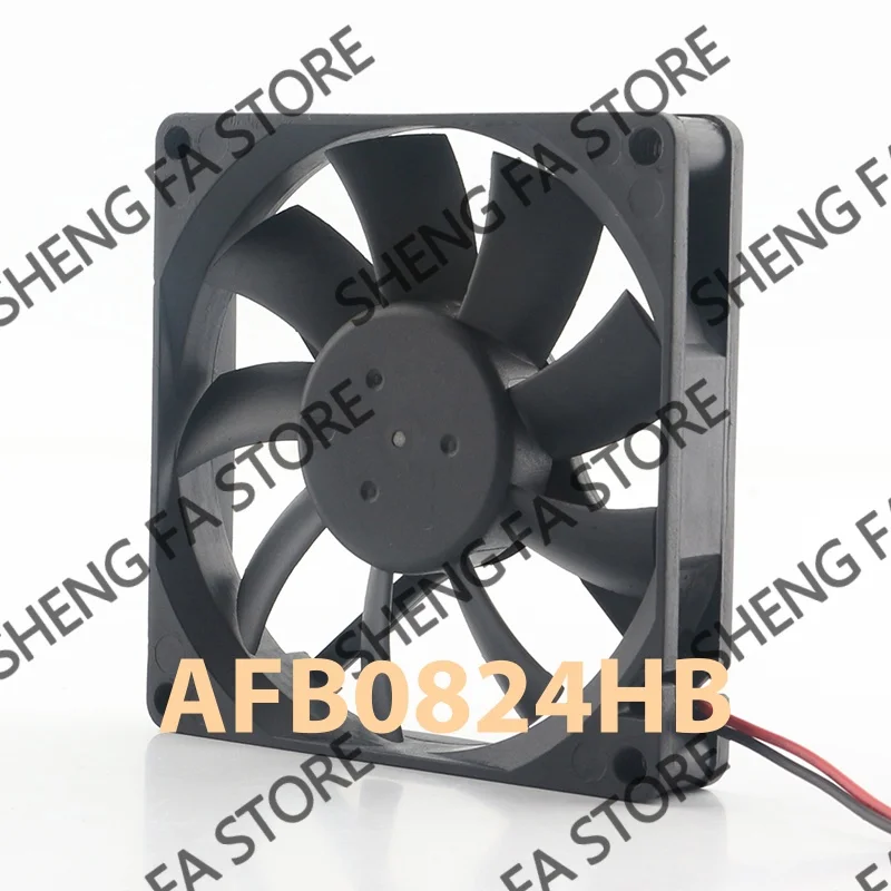 2-wire AFB0824HB Delta 5V 12V 48V DC 24V 0.12A AC EC 8015 80X80X15MM 8CM double ball quiet inverter Large air volume cooling fan