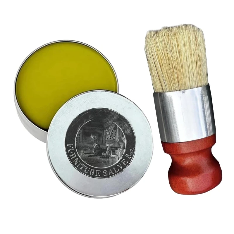 

A70F Wise Owl Furniture Salve for Leather Leather Salve and Brush Refurbishing Set