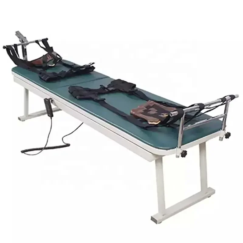 Manufacturer's new multi-functional electric lumbar cervical spine rehabilitation treatment traction bed home medical