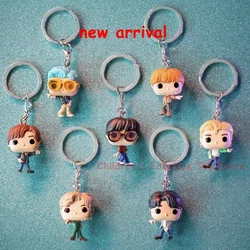 NEW Arrival Funko Keychain Singers Men's Team V JUNG JIMIN J-hope JIN RM Suga Action Figure Collection Toys Keychains for Gift