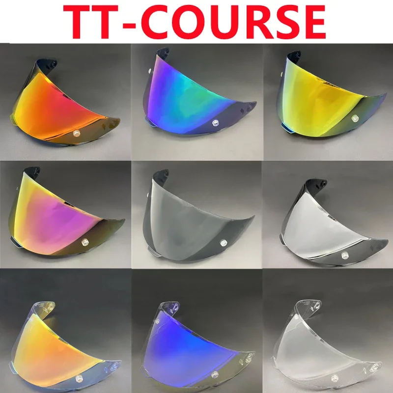 

Capacete De Moto Viseira for KYT TT COURSE Helmet Visor Lens Sunshield Windshield Visera Casco Moto Accessories