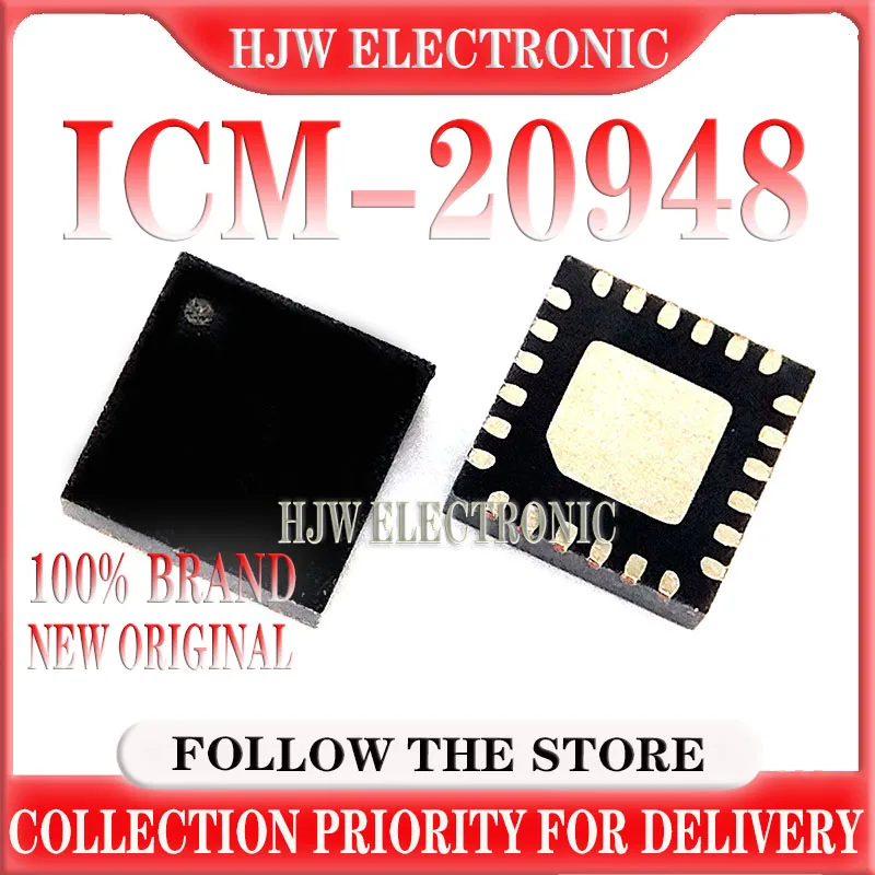 10-100PCS New Original ICM-20948 ICM20948 20948 I2948 QFN24 9-axis IMU-Inertial Measurement Unit