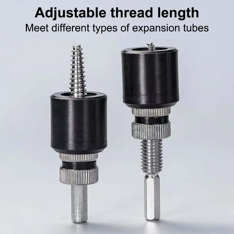 Hex Shank Bolt Disassembly Tool Anti-Tooth Tap Screwdriver Drill Bit Expansion Screw Extractor for Home Improvement