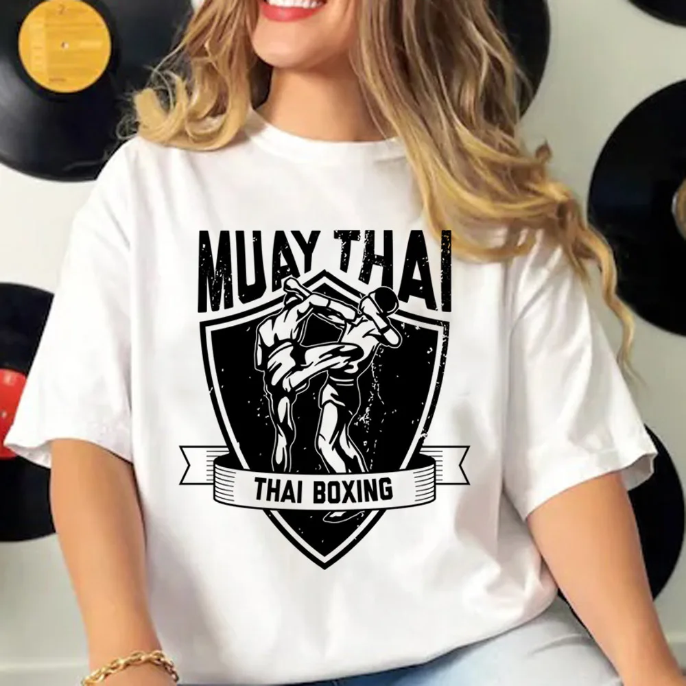 Muay Thai tshirt women harajuku t shirt female harajuku graphic clothes