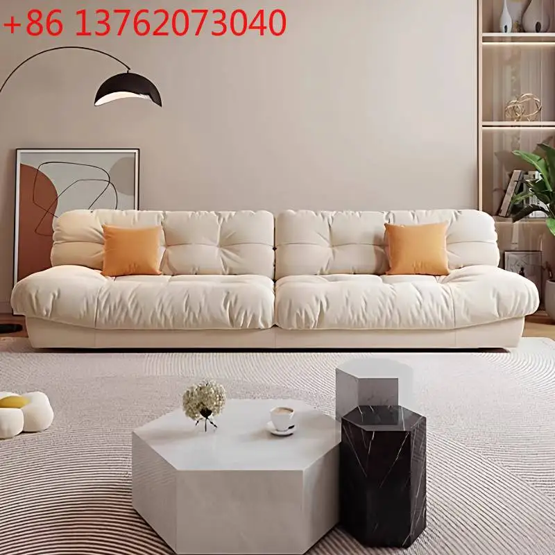 

Designer Beige Living Room Sofas Air Aesthetic Lazy Couch Living Room Sofas Sleeper Apartments Divano Soggiorno Furniture