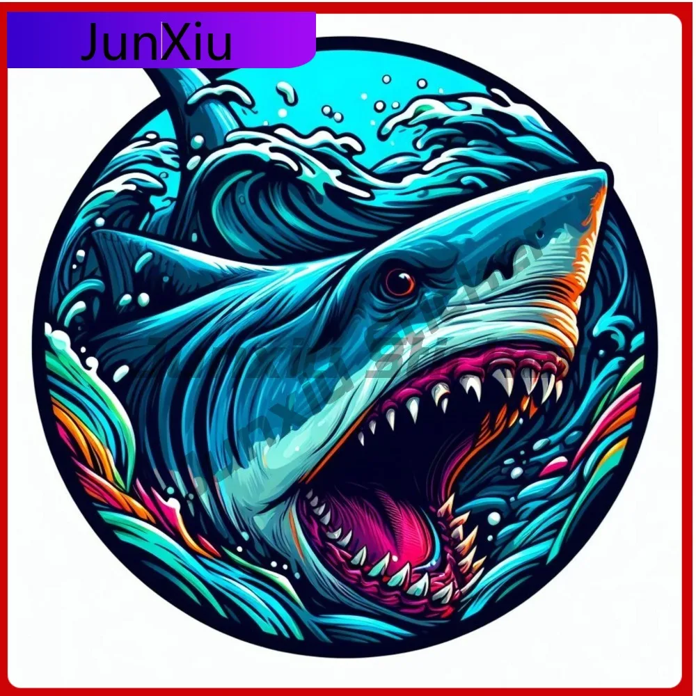 

Great White Shark Sticker Animal Decal for Truck Anime Waterproof Vinyl Car Laptop Window Bumper