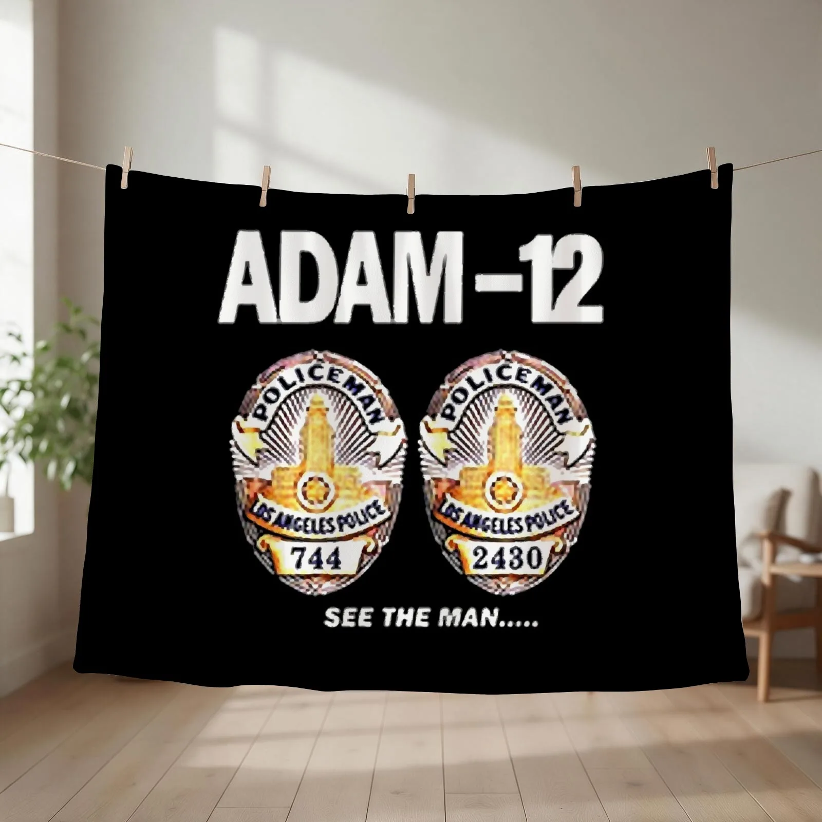 A.dam-12 TV Series 7.0's Retro Throw Blanket couch cozy soft plush fuzzy picnic outdoor blanket