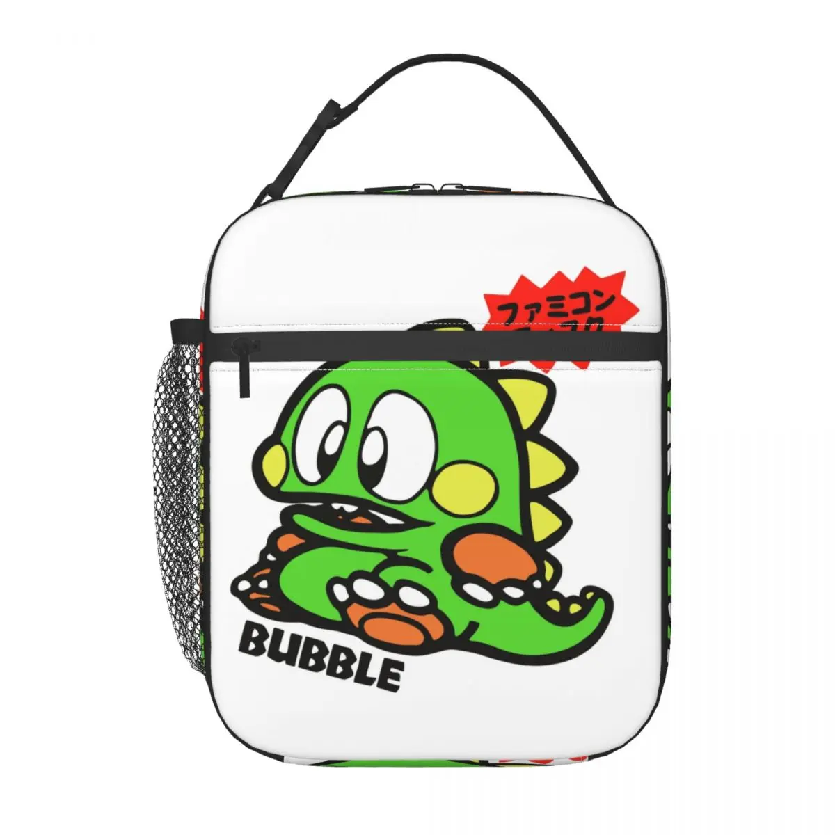 Arcade Games Bubbles Bobble Insulated Lunch Bag for Women Portable Thermal Cooler Lunch Tote Office Picnic Travel