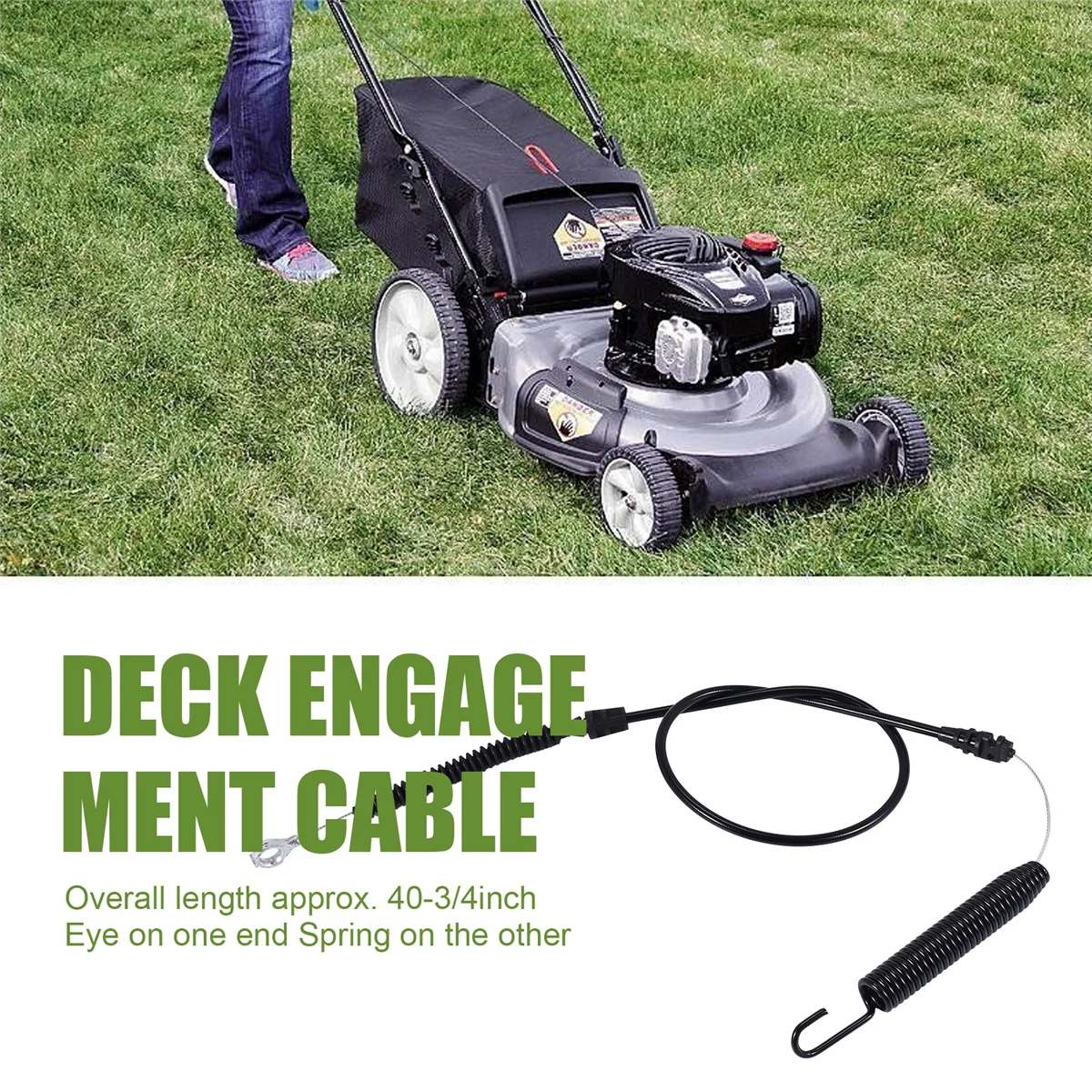 Deck Engagement Cable 946-05124A Replaces for MTD for Craftsman Huskee Murray 746-05124A 746-05124 946-05124 Lawn Mower