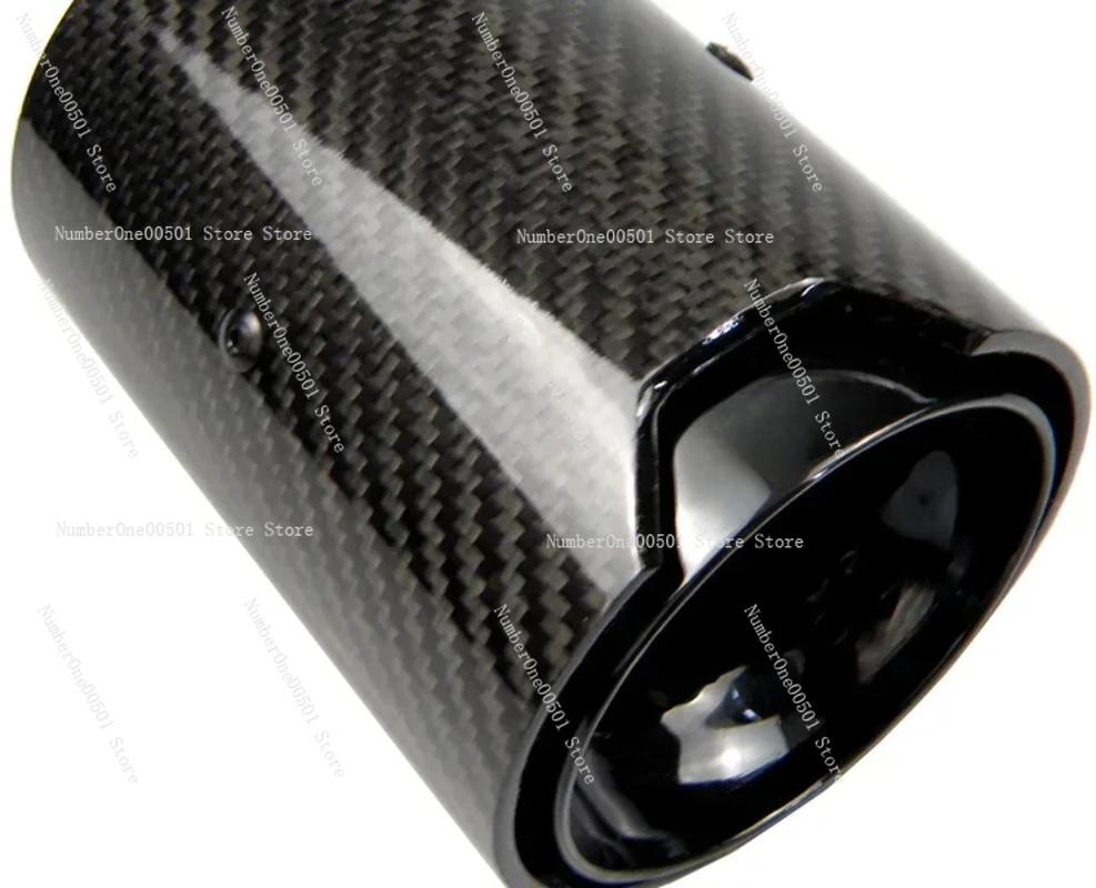 Black Coated Carbon Fiber Exhaust Tip Muffler For BMW M Performance exhaust pipe M2 F87 M3 F80 M4 F82 F83 M5 F10 M6 F12 F13