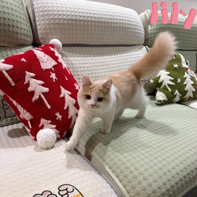 

Christmas New Product Dopamine Christmas Tree Pillow Plush Doll Ornament Holiday Gift Christmas Eve Decoration Supplies