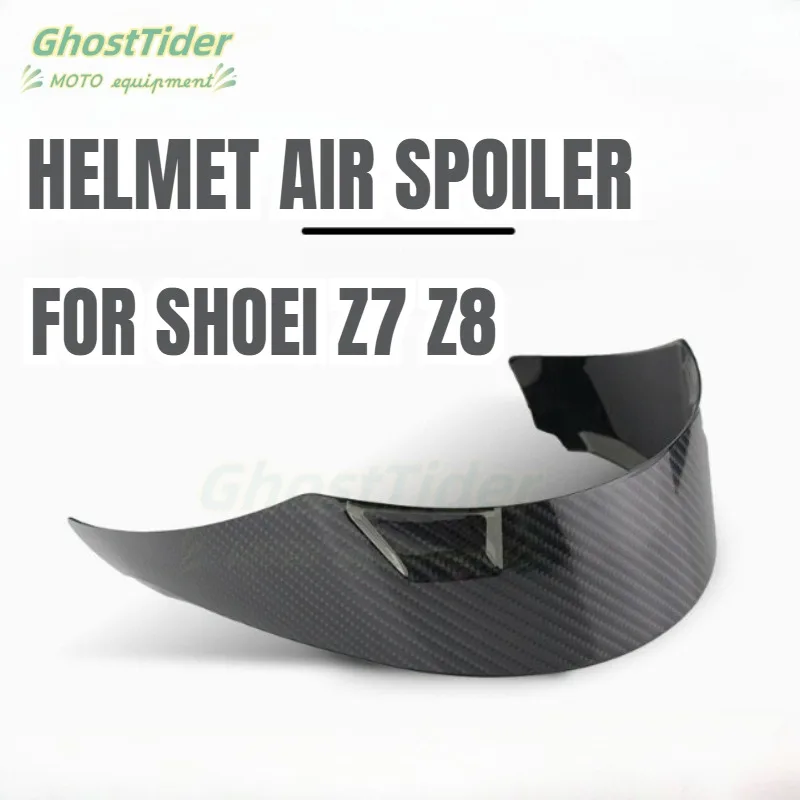 

HOT FOR Shoei Modified Z7 Z8 Helmet Transparent Full-face Helmet Fixed Wind Tail Fin Helmet Air Spoiler Accessories