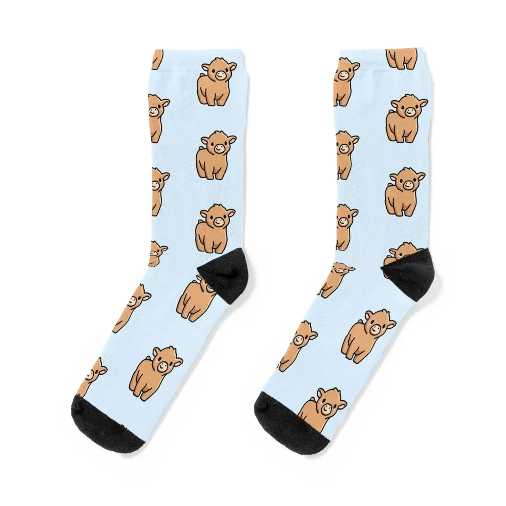 

Highland Cow Socks football sport ankle crazy Boy Socks Women's