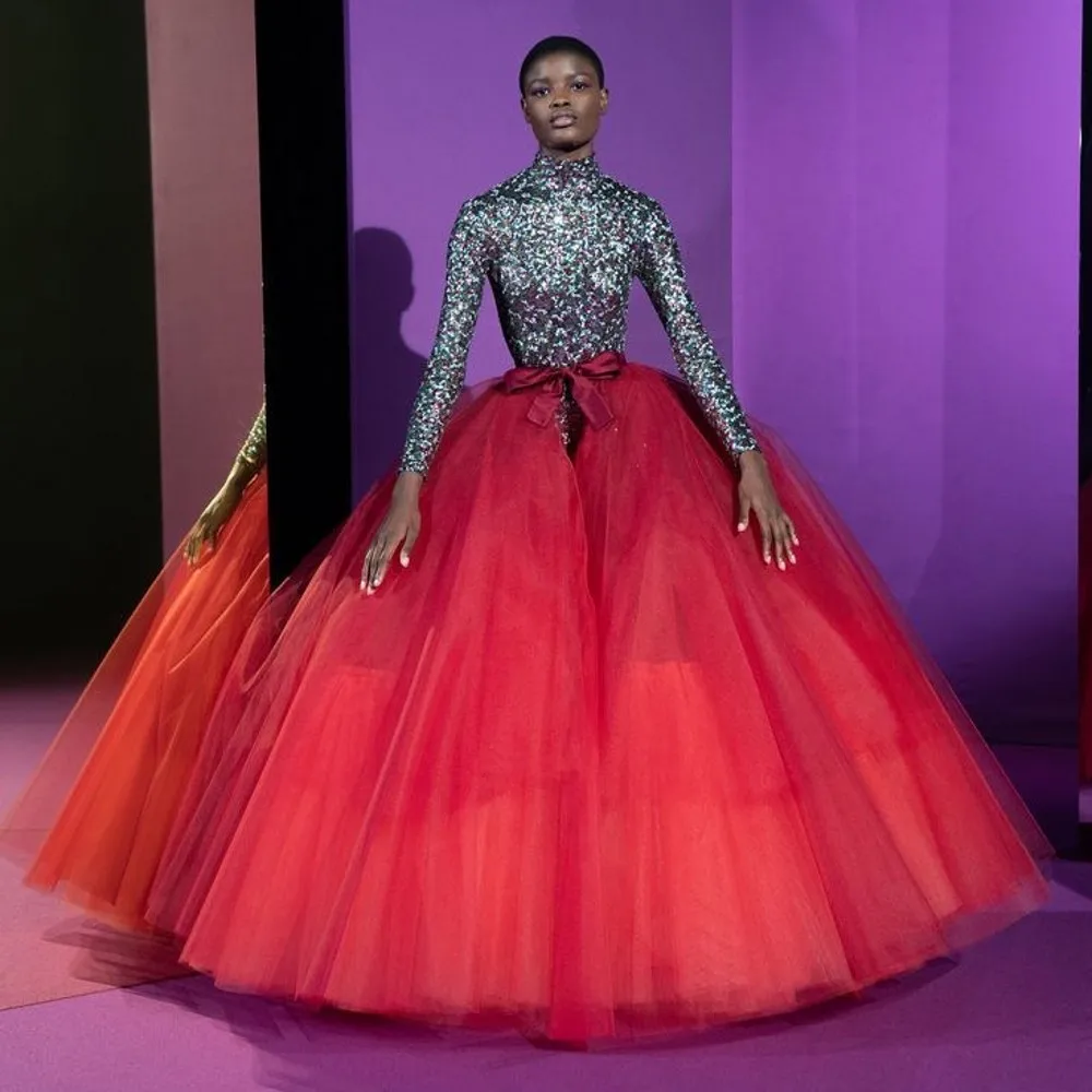 

Red Tulle Overskirts Puffy Long Tulle Prom Dance Skirt For Women Custom Made Maxi Tulle Party Skirts