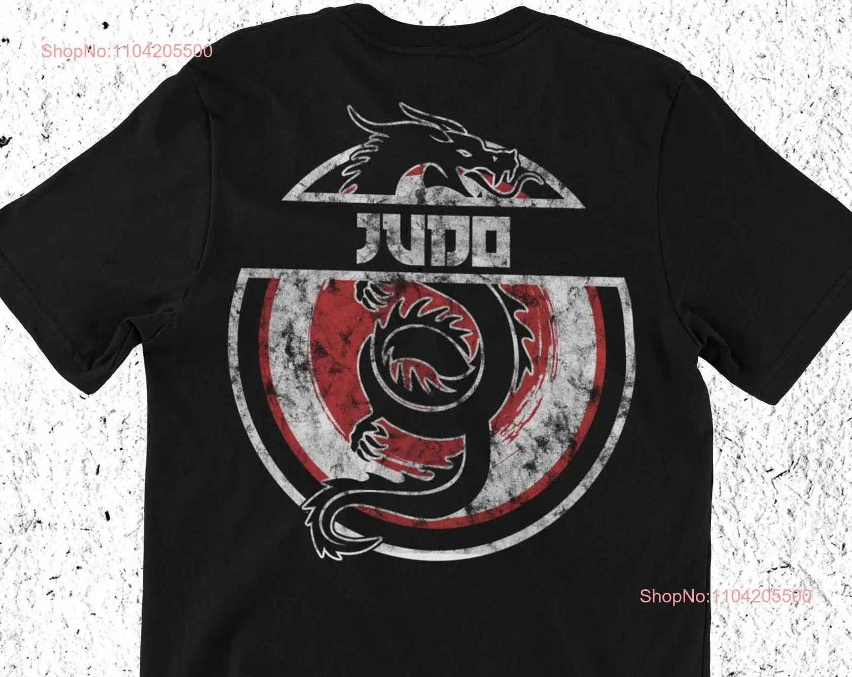 Judo T Shirt Dragon Student s Judoka long or short sleeves