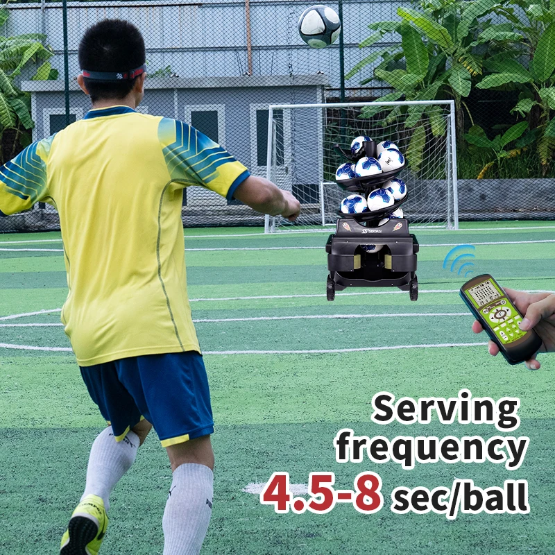 Remote Control Soccer Shooting Robot Training Equipment Football Machine