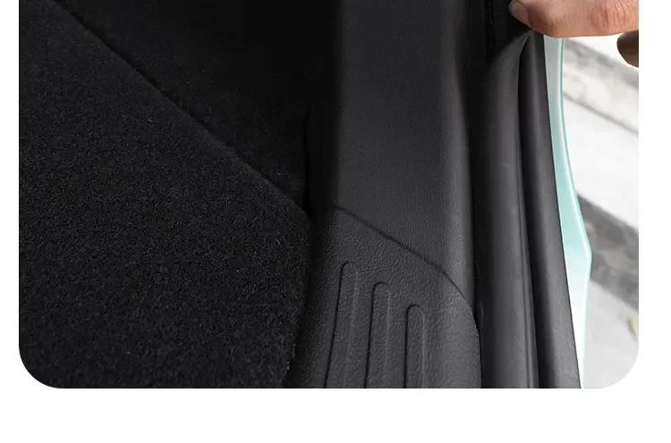 Geeignet für Tesla 2021-2024 Model Y – TPE Kofferraumschutz, Kratzfeste Heckabdeckung & Stoßstangen-Organizer-Pad. – Detail 15