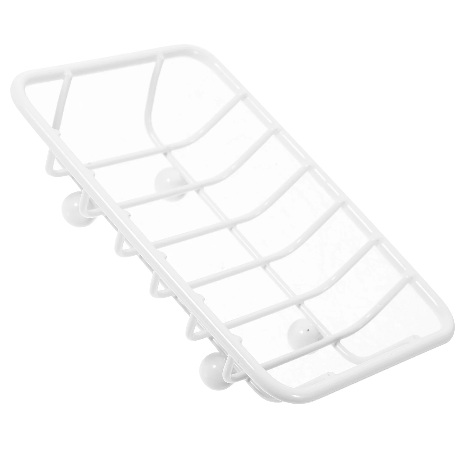 

Portable Holder for Bathroom Kitchen Hotel Rustproof Metal Soap Rack with Drainage Space-Saving Soap for Shower