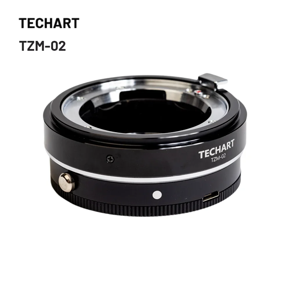 TECHART TZM-02 Anello adattatore per obiettivo Messa a fuoco automatica per obiettivo Zeiss Voigtlander M Mount su fotocamere Nikon Z6II Z7II Z5 Z6 Z7 ZFC