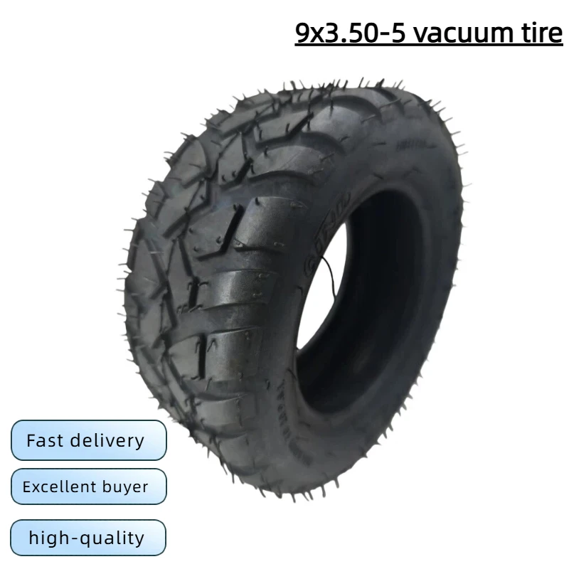 Tubeless Off-Road Tire 9 Inch 9x3.50-5 Fits For Electric Scooter 9*3.50-5 Mountain Skateboard Vacuum Wheel Tyre Parts
