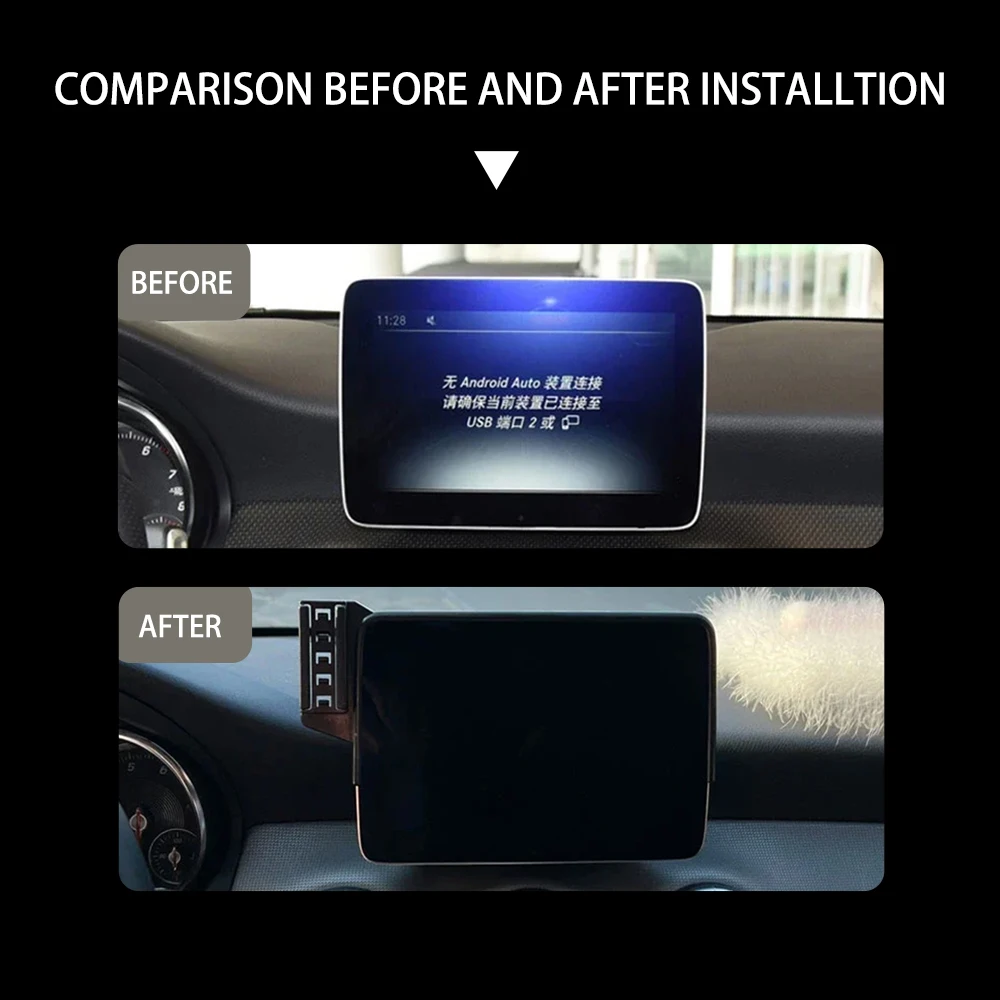 Car Mobile Cell Stand for Mercedes-Benz CLA 200 180 C117 2016~2019 2018 Air Vent Clip Phone Bracket Gravity Holder Accessories