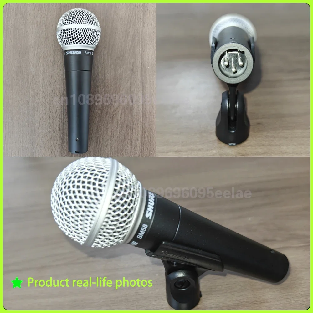 2 PCS Wholesale Shure SM58 Vocal Microphone Cardioid Dynamic Hand-held Mic Stage Performance Guitar Studio Singing Home KTV Mic