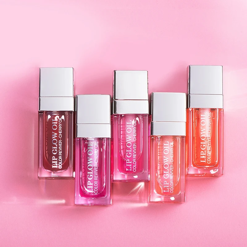 Ibcccndc-Óleo Labial Hidratante para Geleia de Cristal, Maquilhagem Gloss, Sexy Plump, Brilho, Plumper Labial Colorido, 6ml