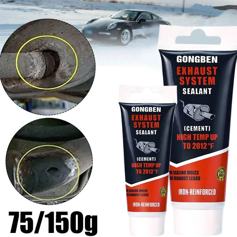 

1pcs High-Temp Exhaust Pipe Repair Glue for Motorcycle Car Smoke Exhaust Pipe Seal Welding Leak Repair Adhesive for Tailpipes