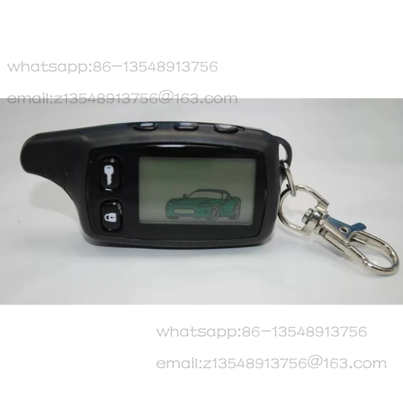 TW9010 Automotive General Two-way Car Burglar Alarm with Remote Control Russian Foreign Language