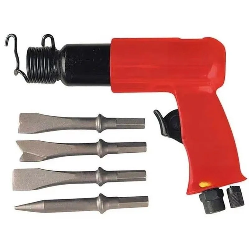Pneumatic Chisel Rivet Gun  Steel 0.7-1.2MPa 1/4 Inch Air Hammer Tool for Metal Working Industrial Use