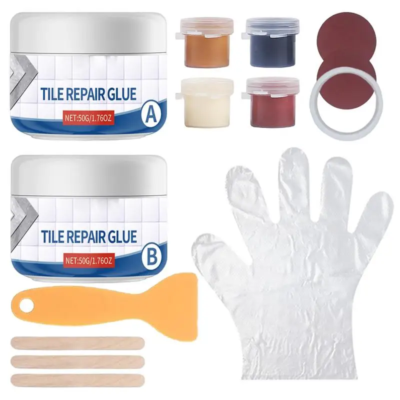 Tile Glue For Walls Marble Adhesive High-Strength Construction Glue Tile Grout Repair Paste Effective Stone And Tile Adhesive