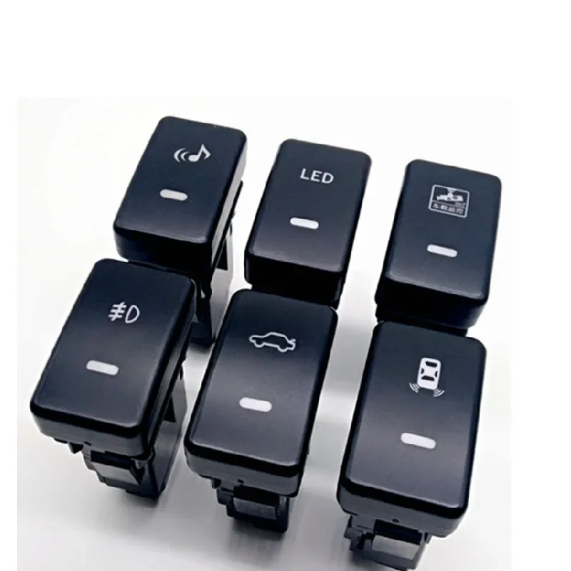 Car Trunk Front Fog Lamp Music Button Monitoring Radar Switch For Honda Fit Civic Odyssey CRV 2007 2008 2009 2010 2011 2012 2013