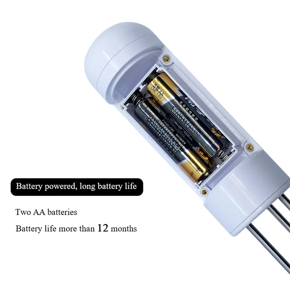 Tuya Inteligente Zigbee Solo Tester, Temperatura e Umidade Medidor, Termohigrômetro à prova d\'água, Jardim Automação, Irrigação Detector