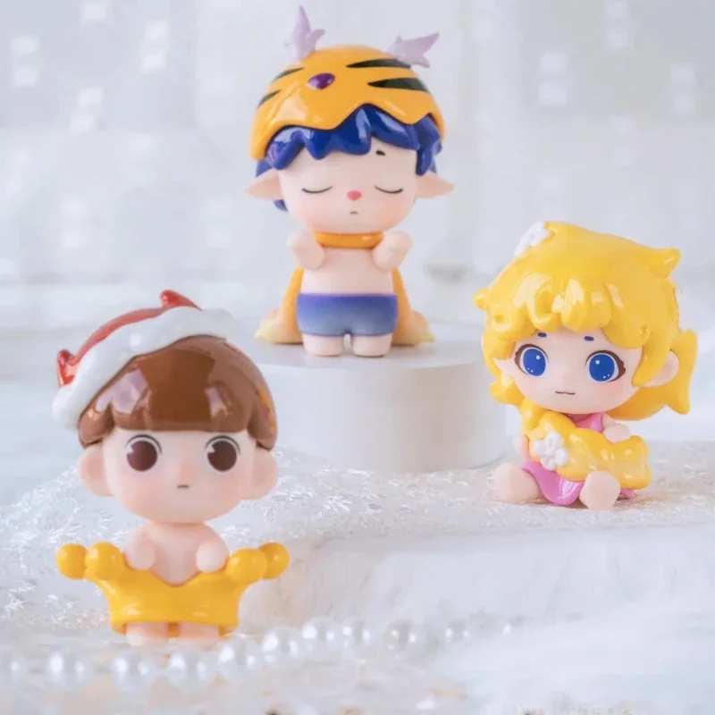 

Cute MINI Huntstar Map Series Blind Box Toy Mystery Box Kawaii Anime Figure Guess Bag Ornament Figurines Home Decor Desktop Doll